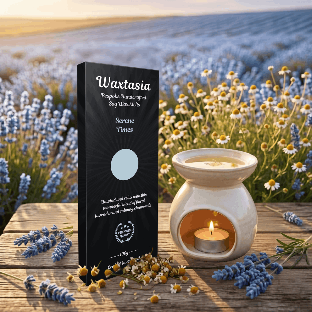 Serene Times lavender and chamomile Scented Wax Melt calming chamomile and lavender wax melts for insomnia