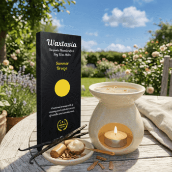 Luxurious vanilla sandalwood fragrance melts