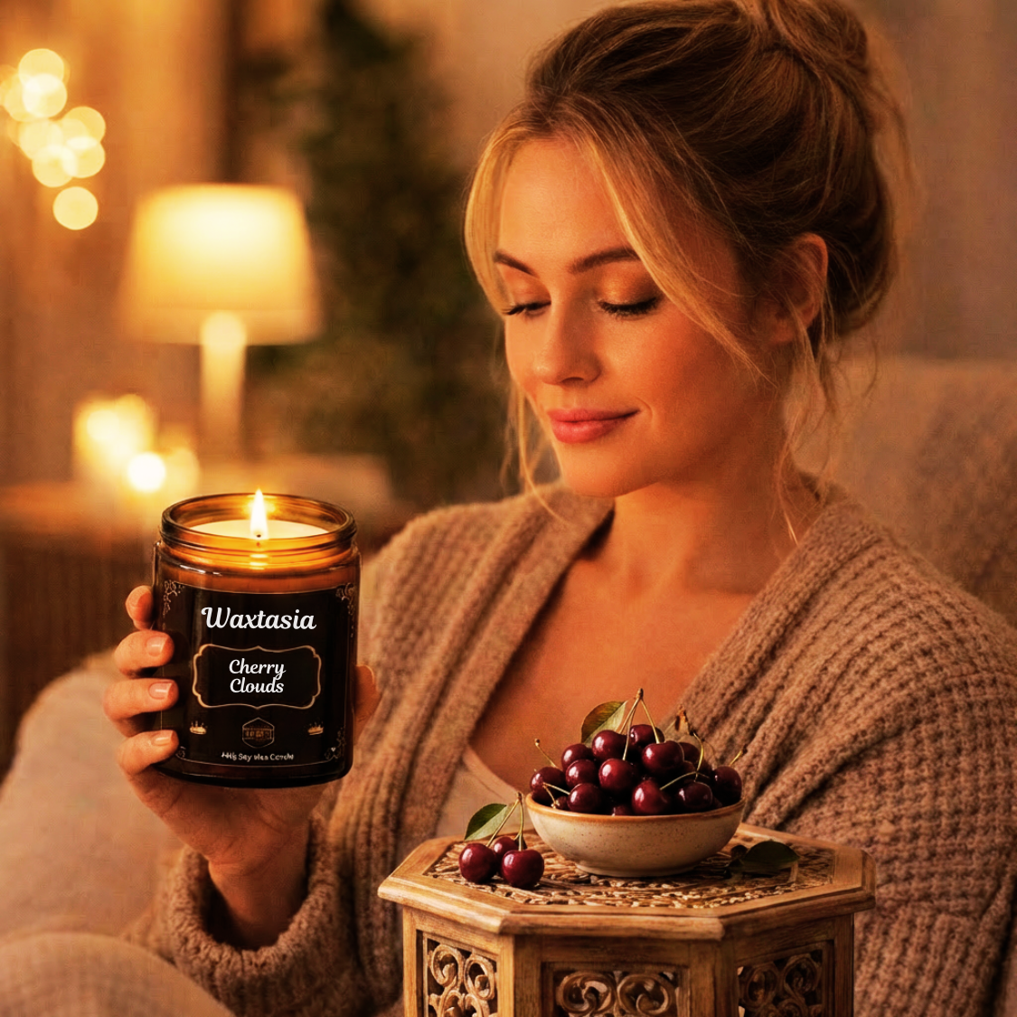 Cherry Clouds Cherry Scented Candle2